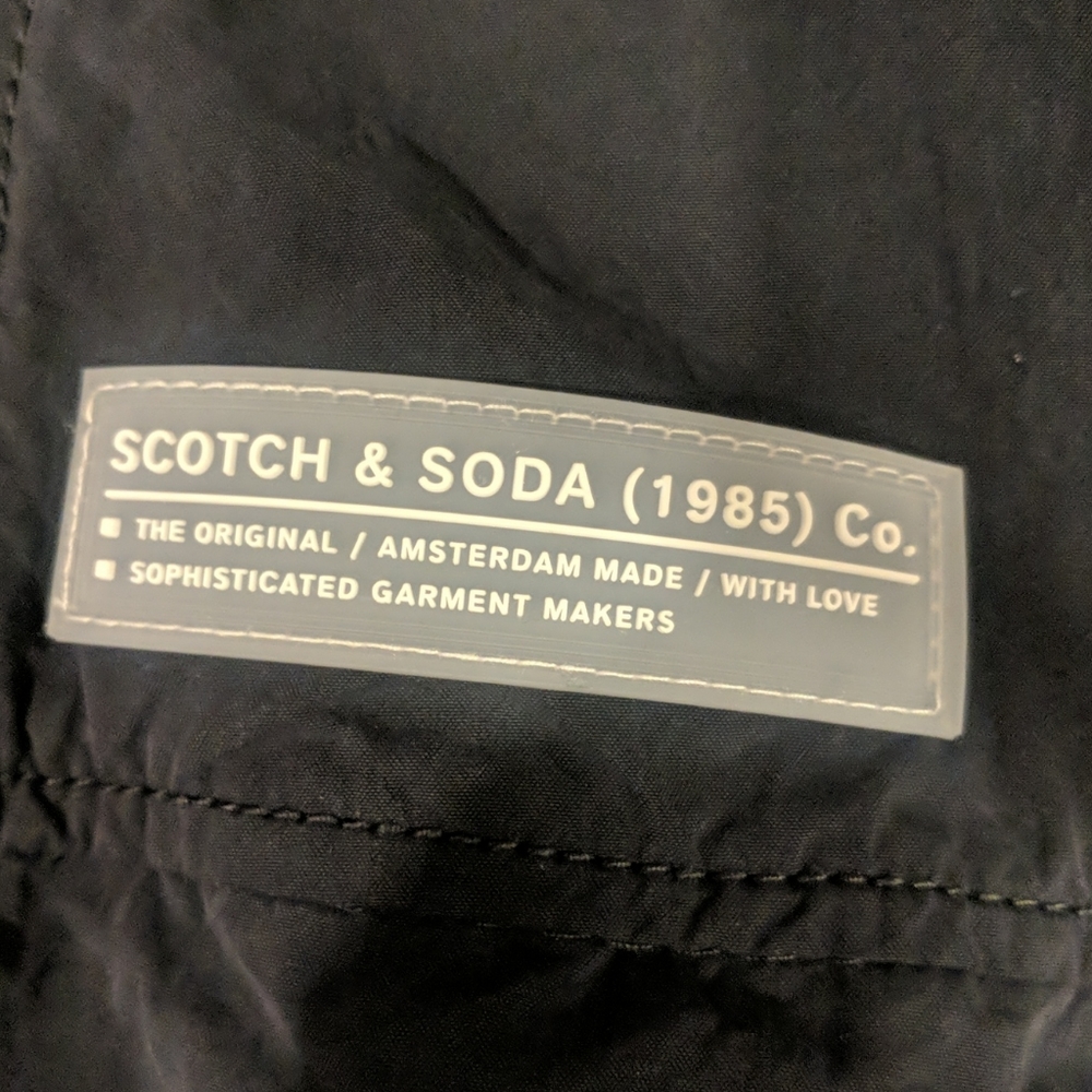 NWOT Scotch & Soda Navy Windbreaker - Picture 2 of 6